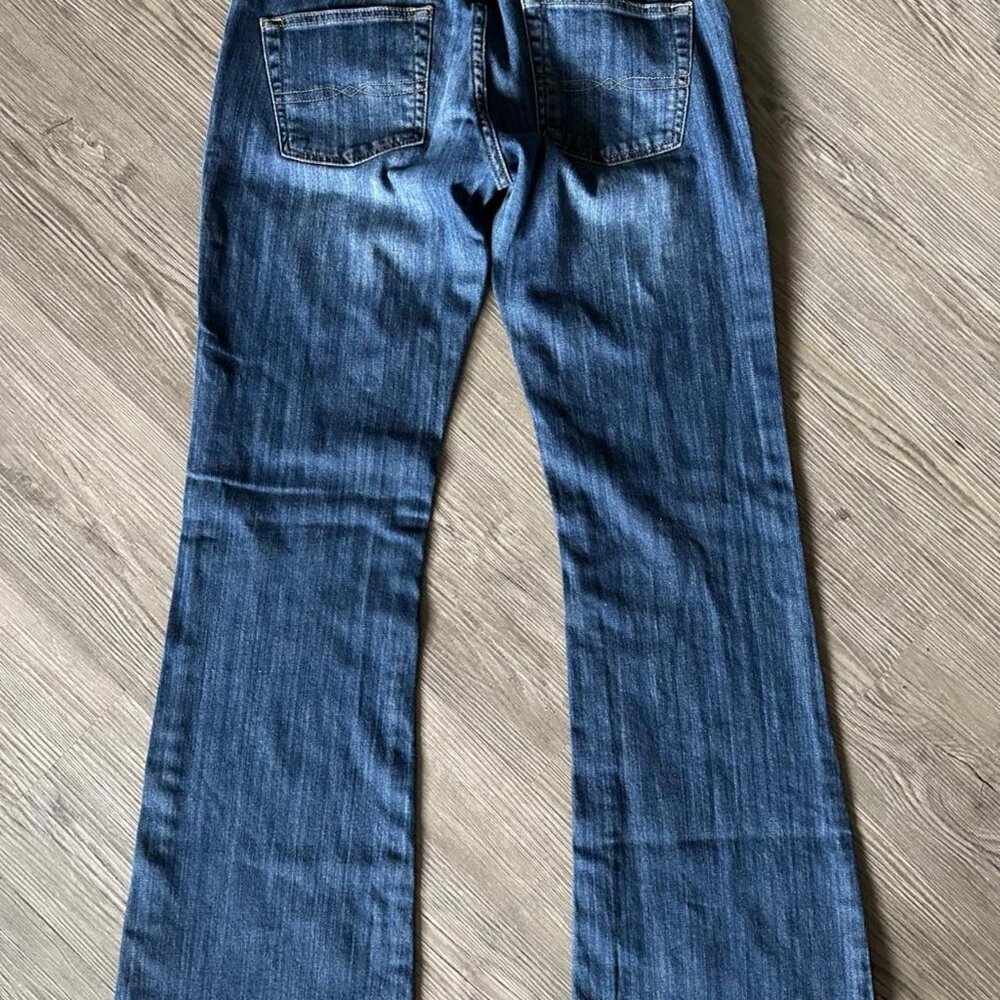 Vintage Lucky Brand blue bootcut jeans.